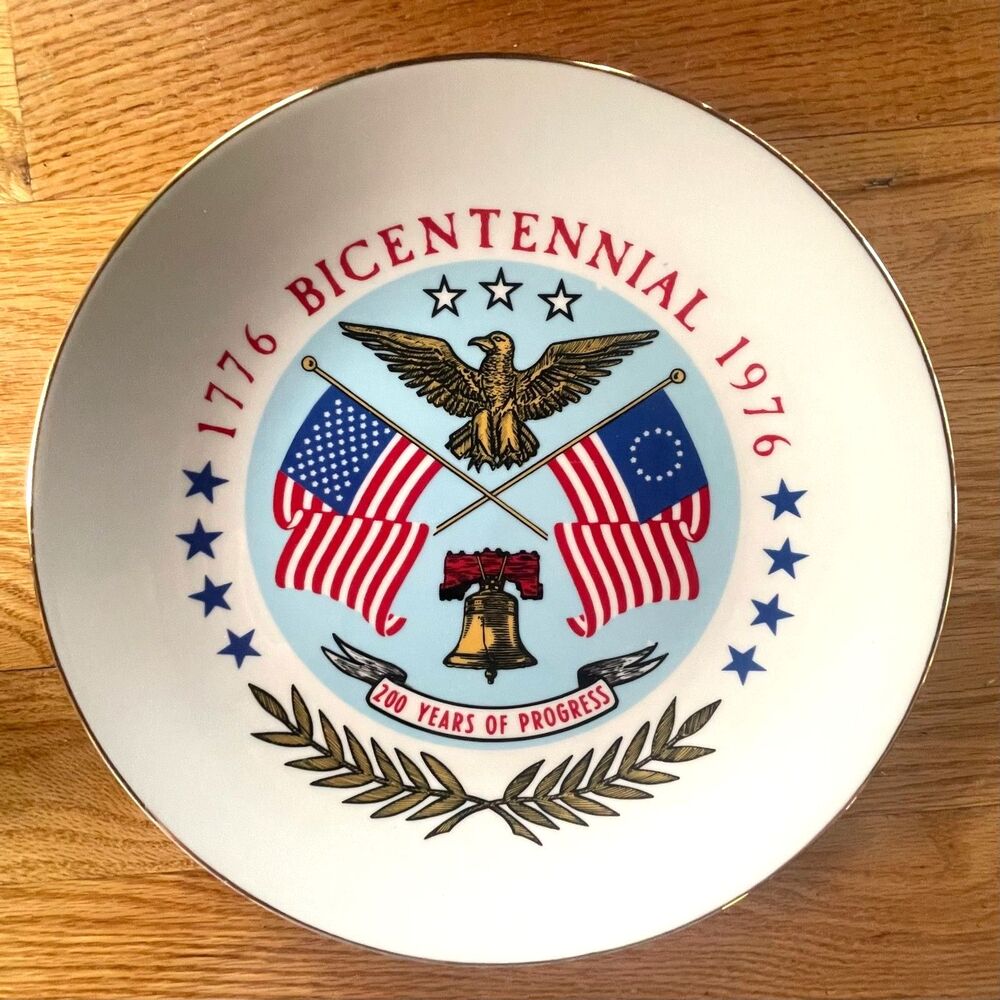 1976 Bicentennial Sabina Line Limited Edition Collector Plate USA 250th Anniv